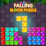 Puzzle with falling blocks