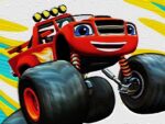 Monster trucks with hidden wheels