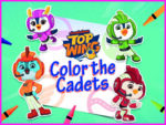 Upper Wing: Color the cadets