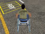 Wheelchair driving simulator