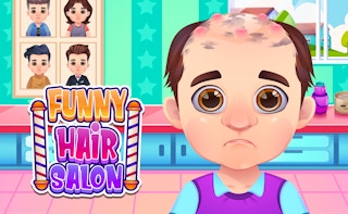 Funny hair salon