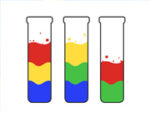 Water sorting puzzle, color sorting game